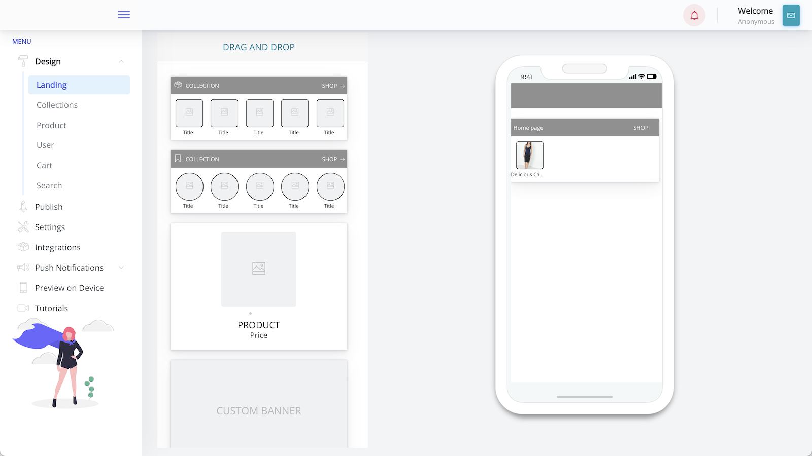 mobile app builder for shopify